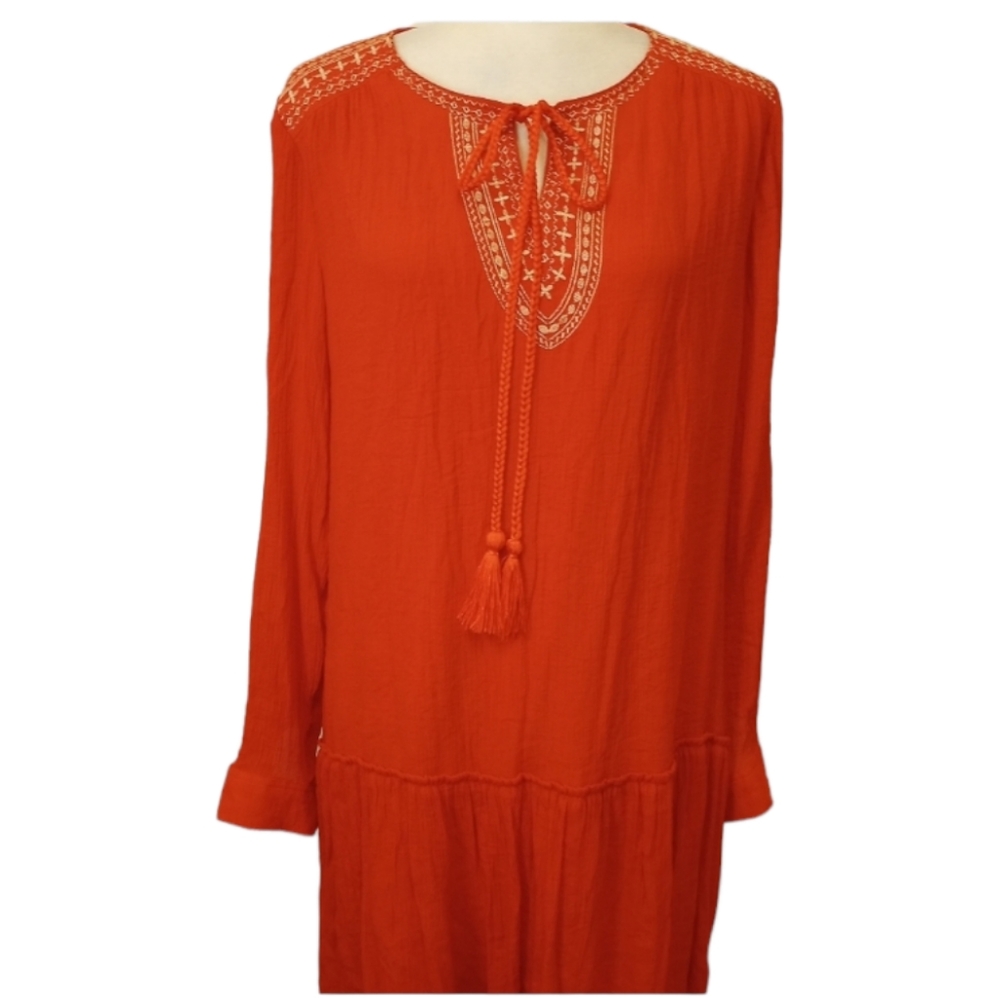 AGB embroidered boho dress. Size 10